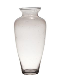 Vase Glass Pink H25 D12,5