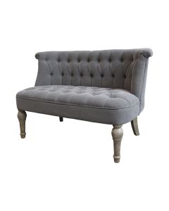 French Sofa in linen fabric 2 seats