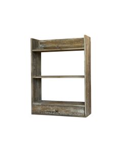 French Shelving Unit for wall in recycled wood