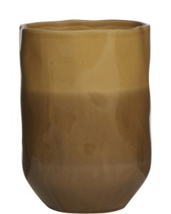 Planter Ceramic amber h20 d15