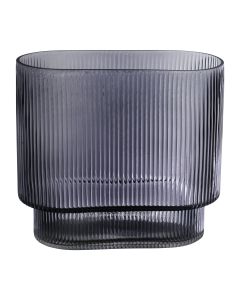 Solid Vase grey h20 d18x10 (cc)