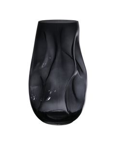 Dented Vase grey h28 d14,5 (cc)