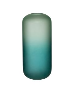 Gigi Vase ombre green/blue h28 d13 (cc)