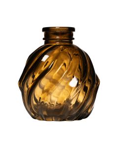 Gabi Swirl Bottle Vase taupe h8 d6