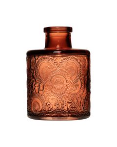 Gabi Pattern Bottle Vase roze h8 d6