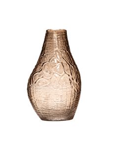 Croco Vase taupe h23 d14