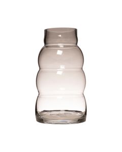 Ripple Bottle Vase clear h25,8 d15