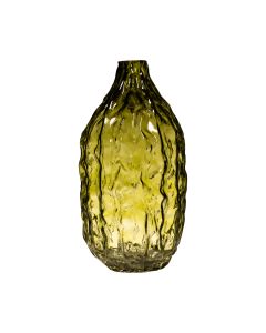 Ripple Bottle Vase green h22 d11,3
