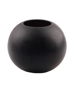 Matt Ball Vase black h18 d22,5