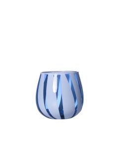 Tealightholder Bari Blue H8 D9