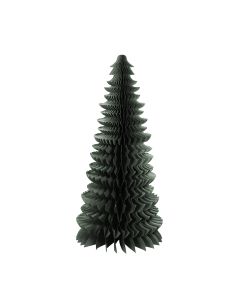 X Mas Tree Decorative paper ornament dark green 160cm