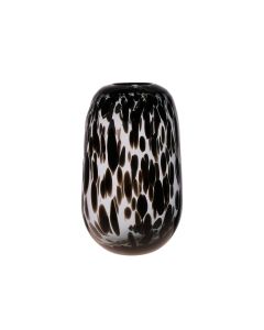 Tiger Vase black h25,5 d16,7