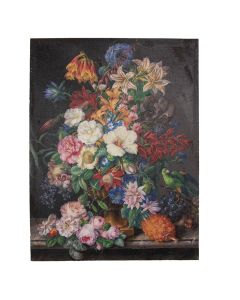 Painting vase with flowers 55x3x73 cm - pcs