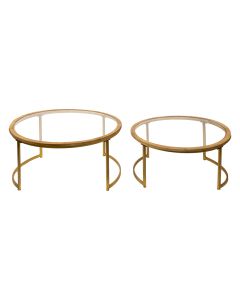 Coffee table (set 2) ? 91x43 / ? 80x37 cm - set (2) 
