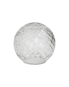 Glass Ball w. diamond cut