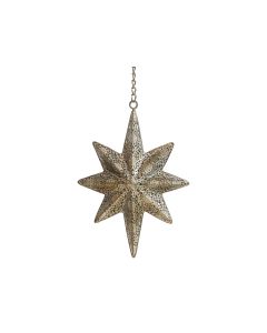 Vire Star w. decor for hanging