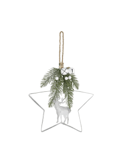 Fleur Star w. fir & bells