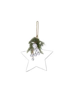 Fleur Star w. fir & bells
