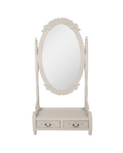 Mirror with drawer 85x30x180 cm - pcs