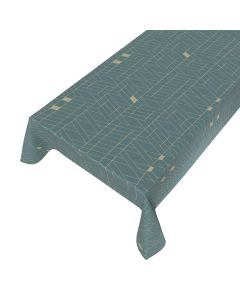 Grace Pvc Tablecloth donker blue 140cmx20mtr