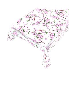 Fiorire Rosa Pvc Tablecloth multi 140cmx20mtr
