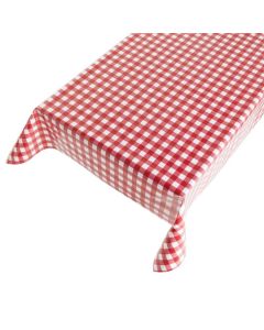 Vito Block Pvc Tablecloth red 140cmx20mtr