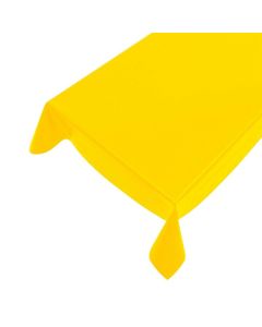Plain Pvc Tablecloth yellow 140cmx20mtr