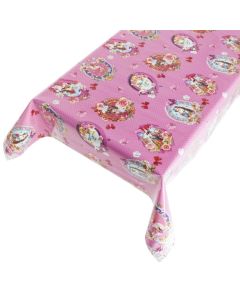 Kitchy Ed D&B Pvc Tablecloth pink 140cmx20mtr