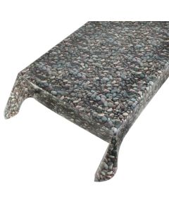 Stones Pvc Tablecloth multi 140cmx20mtr