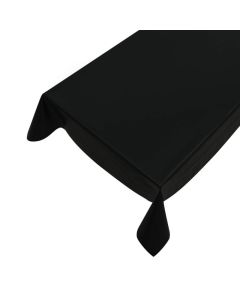 Plain Pvc Tablecloth black 140cmx20mtr