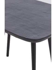 Side table 48x32x37cm PUNO mattt black