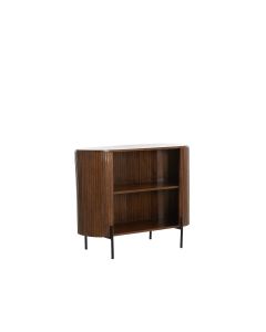 Cabinet 100x40x80 cm DUMOSI wood dark brown