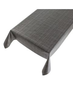 Tweed Pvc Tablecloth anthracite 140cmx20mtr