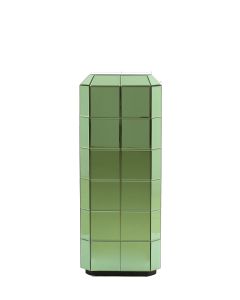 Pillar 40x40x100 cm LUCIANO green