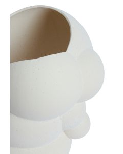 Vase deco 29,5x29x33 cm LUZZU matt cream
