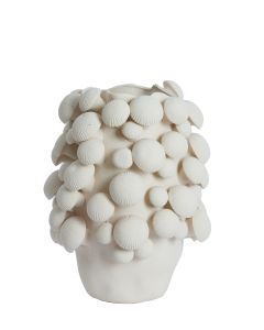 Vase deco Ø33,5x46 cm PLENTZIA matt cream
