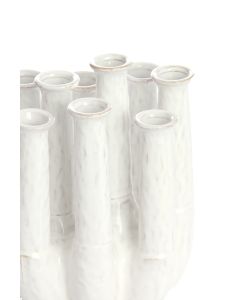 Vase deco 20x15x24 cm LEANJA ceramics cream