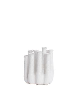 Vase deco 25x17x30 cm LEANJA ceramics cream
