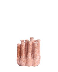 Vase deco 25x17x30 cm LEANJA ceramics pink