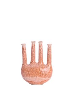 A - Vase deco 24,5x11,5x34,5 cm BEKAPO ceramics pink