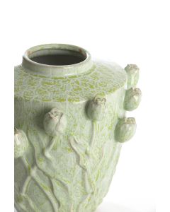 Vase deco Ø36x36 cm JUANA ceramics mint green