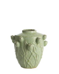 Vase deco Ø36x36 cm JUANA ceramics mint green