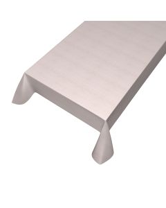 Linen Look Embossing Pvc Tablecloth Sand 140cmx2,4mtr