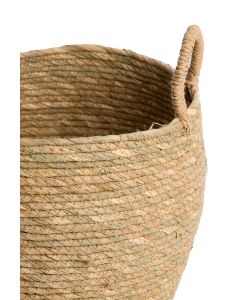 Basket S/3 Ø23x23+Ø29x26+Ø33x30 cm KILBAHA seagrass natural