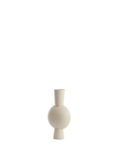 Vase deco 22x14x40 cm KAVANDU cream