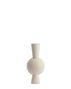 Vase deco 26x19x54 cm KAVANDU cream