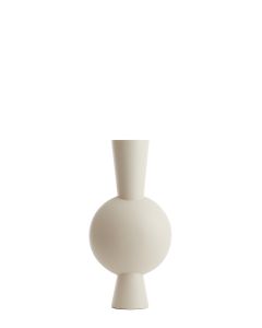Vase deco 31x20x60 cm KAVANDU cream
