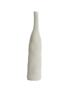 Vase deco Ø14,5x69,5 cm HAYE cream