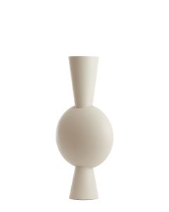 Vase deco 37,5x22x81 cm KAVANDU cream