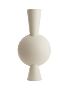 Vase deco 47x26x100 cm KAVANDU cream